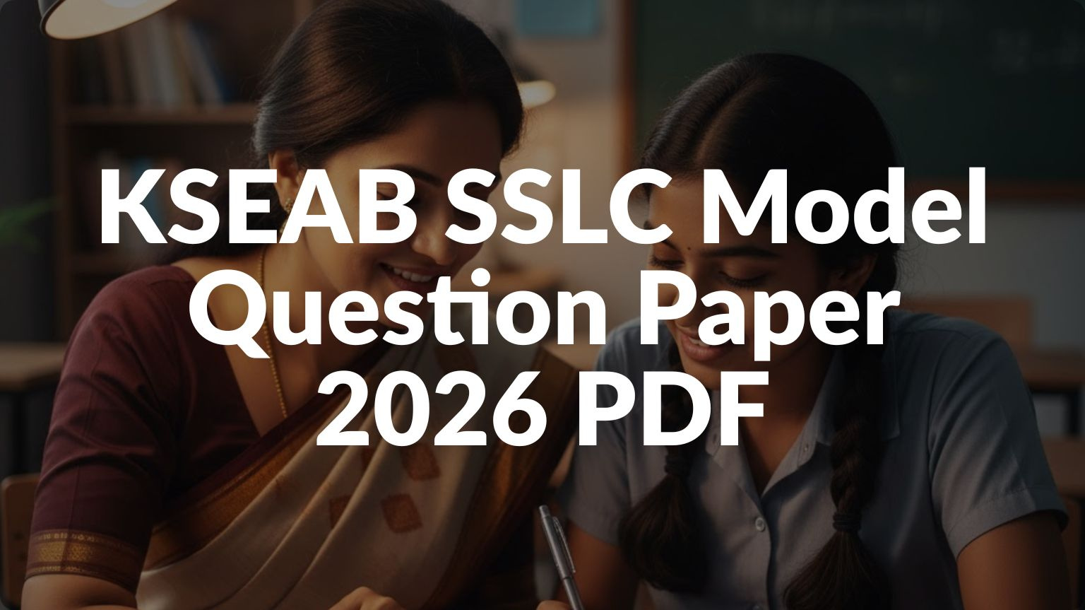 KSEAB-SSLC-Model-Question-Paper-2026